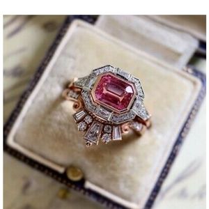 Ladies 2pc Red Sapphire fashion ring.  New